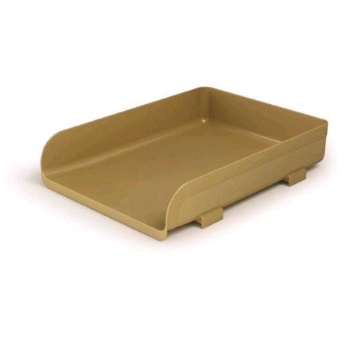 ARDA PORTACORRISPONDENZA VINTAGE CARAMEL IN PLASTICA 34X25X7 CM OCRA