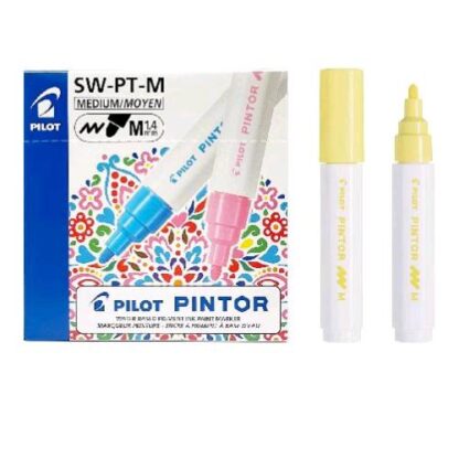 PILOT PINTOR PENNARELLO PUNTA A PROIETTILE M 1.4 mm GIALLO PASTELLO CONF 6 Pz.