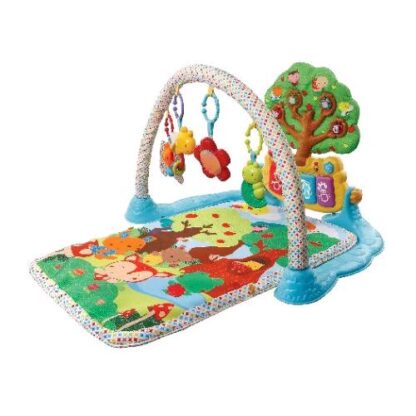 V-TECH IL GIARDINO INCANTATO PALESTRINA GIOCO TAPPETO CON PIANOFORTE INTERATTIVO PIEGHEVOLE E LAVABILE