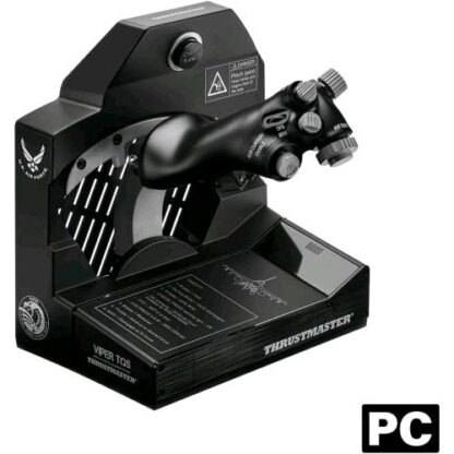 THRUSTMASTER VIPER TQS PER PC, SISTEMA QUADRANTE MANETTA IN METALLO, PRECISIONE EFFETTO HALL, 21 PULSANTI AZIONE, 5 ASSI, ICONICHE FUNZIONI CHAFF/FLARE, SU LICENZA U.S. AIR FORCE