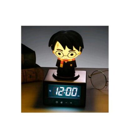 PALADONE HARRY POTTER ICON ALARM CLOCK SVEGLIA DIGITALE CON LUCE NOTTURNA DISPLAY 6.7" NERO