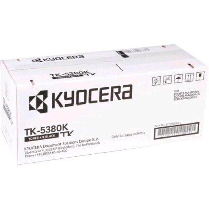 KYOCERA TK-5380K TONER NERO PER ECOSYS PA4000cx / ECOSYS MA4000cix_cifx 13.000 PAGINE