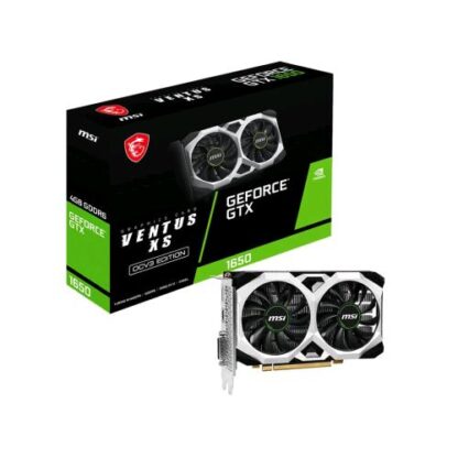 MSI GTX 1650 D6 VENTUS XS OCV3 DUAL FAN ATX DVI-D-HDMI-DISPLAYPORT