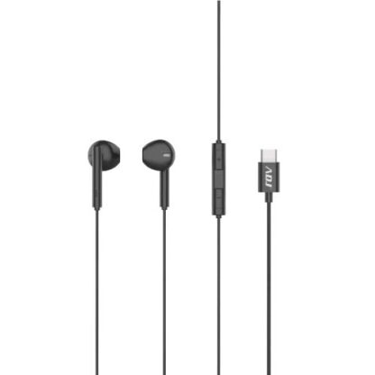 ADJ JENA AURICOLARI IN-EAR CON MICROFONO USB-C PER SMARTPHONE E TABLET BLACK