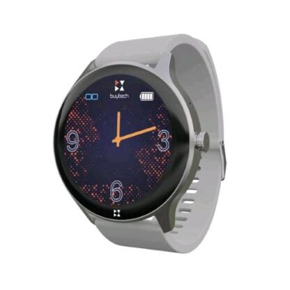 TECHMADE BUYTECH BETA SMARTWATCH 1.38" TOUCN CASSA TONDA IN ALLUMINIO GRIGIO CHIARO