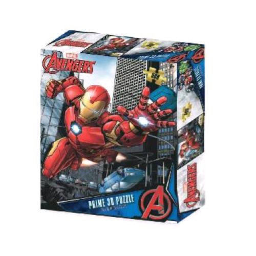 GRANDI GIOCHI MARVEL IRON MAN PUZZLE LENTICOLARE CON CONFEZIONE EFFETTO 3D 500 Pz.