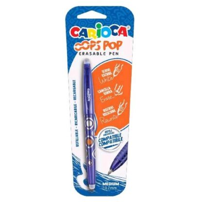 CARIOCA OOPS POP PENNA CANCELLABILE BLU IN BLISTER CONF 1 Pz.