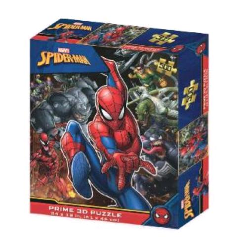 GRANDI GIOCHI MARVEL SPIDERMAN VS NEMICI PUZZLE LENTICOLARE CON CONFEZIONE EFFETTO 3D 500 Pz.