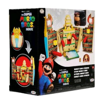 JAKKS SUPER MARIO BROS PLAYSET DONKEY KONG STADIUM CON PERSONAGGI DA 4 CM