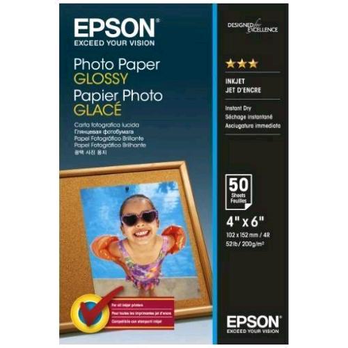 EPSON CARTA FOTOGRAFICA LUCIDA GOOD (200 G/M ) FORMATO 10 X 15CM (4X6 ) 50 FOGLI
