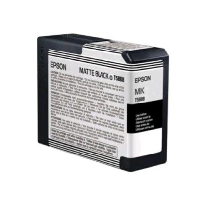 EPSON T5808 TANICA NERO OPACO PER STYLUS PRO 3800/GRAPHICS/RATEMIRATE/3 ANNI ON-SITE 80ML (C13T580800)