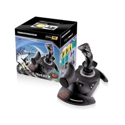 THRUSTMASTER T-FLIGHT HOTAS X JOYSTICK CON MANETTA STACCABILE E CONFIGURAZIONE DIRETTA PER UN DECOLLO IMMEDIATO COMPLETAMENTE PROGRAMMABILE PER PC E PS3 USB