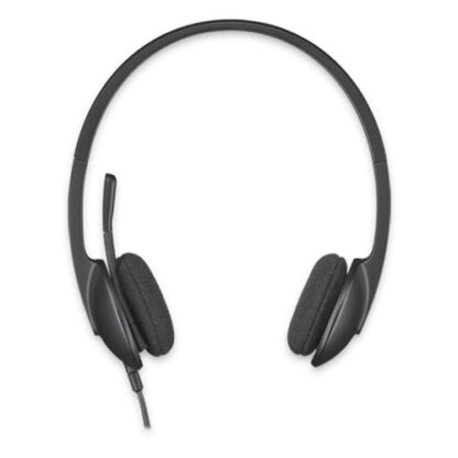 LOGITECH H340 USB HEADSET CUFFIE CON MICROFONO CAVO 1.8MT USB COLORE NERO