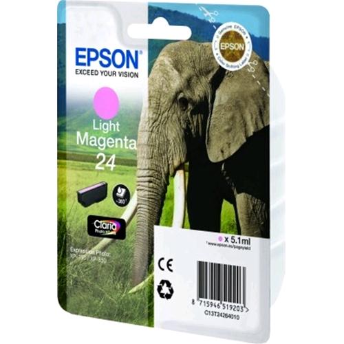 EPSON 24 CARTUCCIA INKJET MAGENTA CHIARO