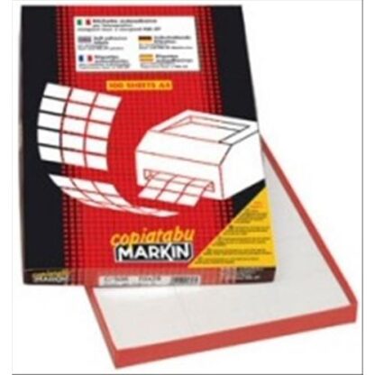 MARKIN ETICHETTE AUTOADESIVE BIANCO 280MM X 210MM QUANTITA' 100 ETICHETTE (210C550)