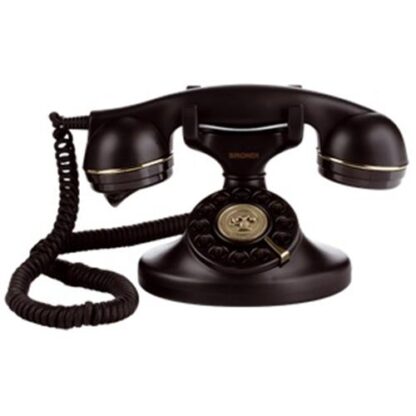 BRONDI VINTAGE 10 TELEFONO STILE VINTAGE CON CAVI IN TESSUTO NERO