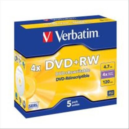 VERBATIM 43229/5 DVD+RW 4.7GB 5Pz.