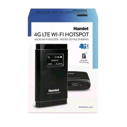 HAMLET 4G LTE WI-FI HOTSPOT PERMETTE DI CONDIVIDERE LA CONNESSIONE INTERNET 4G/3G CON UN MASSIMO DI 10 DISPOSITIVI WI-FI