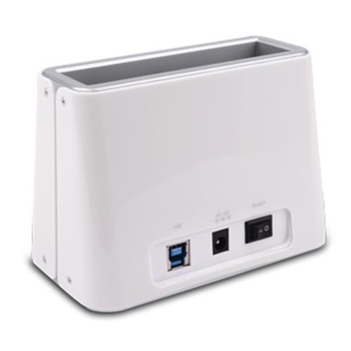 ATLANTIS LAND A06-DK42 DOCKING STATION USB 3.0 COLORE BIANCO