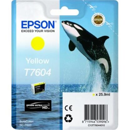 EPSON T7604 CARTUCCIA GIALLO PER STAMPANTI EPSON INK JET (C13T76044010)