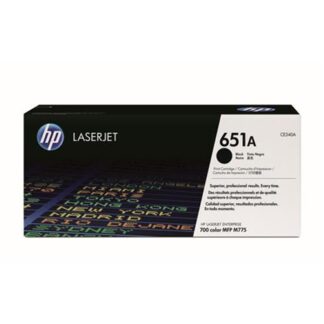 HP 651A TONER NERO PER STAMPANTI LASERJET MDF M775DN-M775F-M775Z-M775Z+ GARANZIA ITALIA (CE340A)