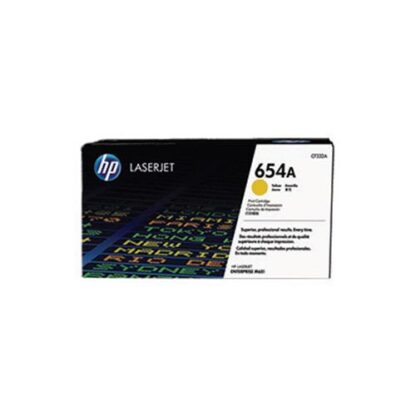 HP 654A TONER GIALLO PER COLOR LASERJET ENTERPRISE M651N/COLOR LASERJET M651DN/M651XH GARANZIA ITALIA (CF332A)