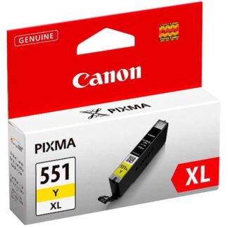CANON CLI-551XL Y CARTUCCIA GIALLO PER PIXMA IP7250-MG5450-MG6350 (6446B001)