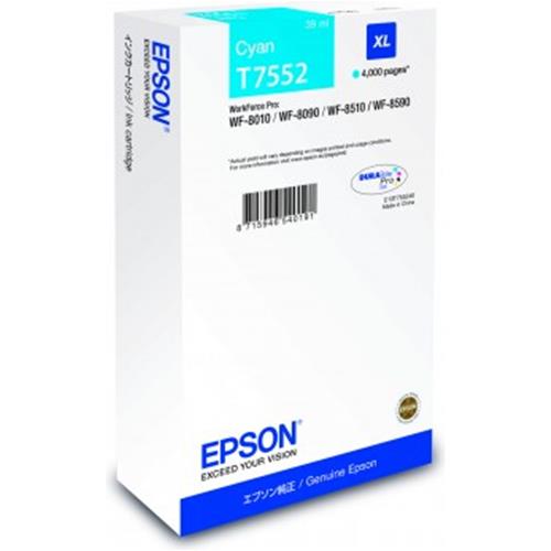 EPSON T7552 CARTUCCIA CIANO PER WF-8XXX 4.000PG