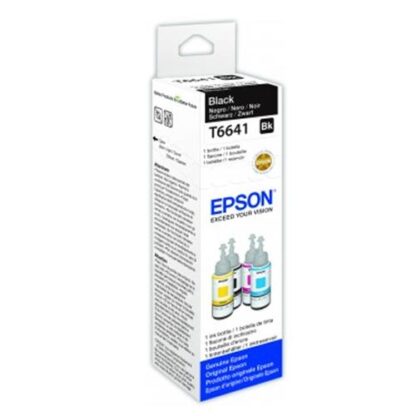 EPSON T6641 FLACONE INCHIOSTRO NERO PER EPSON L300-355-555 70ML (C13T664140)