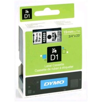 DYMO D1 NASTRO 19MM X 7MT TRASPARENTE STAMPA NERO (S0720820A)