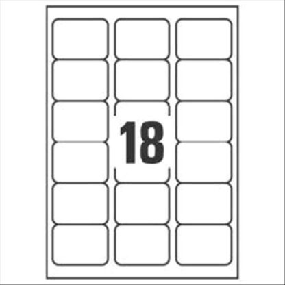 AVERY ETICHETTE J8162-25 400 ETICHETTE INDIRIZZI 33.9x99.1 MM ADESIVE COLORE BIANCO FINITURA OPACA