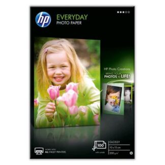 HP CR757A RISMA 100 FOGLI CARTA FOTOGRAFICA FORMATO 10x15 CM 200 GR/M2 COLORE BIANCO FINITURA LUCIDA