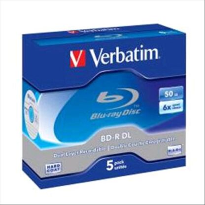 VERBATIM BLU RAY DISC DOUBLE LAYER 50GB 5 Pz.