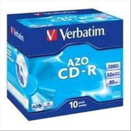 VERBATIM CD-R DATALIFE PLUS 700MB 80MIN 52X 10PZ