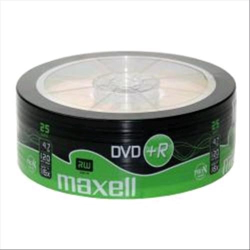 MAXELL DVD+R 16X SHRINK TERMORETRATTO 25PZ