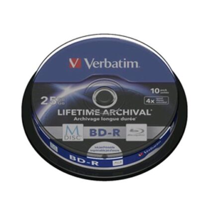 VERBATIM 43825 CAMPANA 10 M-DISC BD-R 25GB 4x