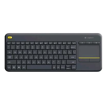 LOGITECH K400 PLUS TASTIERA WIRELESS LAYOUT ITALIANO CON TOUCHPAD INTEGRATO COLORE NERO