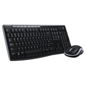 LOGITECH MK270 TASTIERA WIRELESS LAYOUT ITALIANO + MOUSE WIRELESS STANDARD OTTICO COLORE NERO