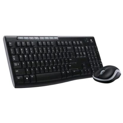 LOGITECH MK270 TASTIERA WIRELESS LAYOUT ITALIANO + MOUSE WIRELESS STANDARD OTTICO COLORE NERO