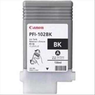 CANON PFI-102BK SERBATOIO NERO PER IPF500/IPF600/IPF605/IPF610 130ML (0895B001AA)