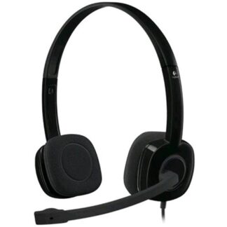 LOGITECH H151 CUFFIE CON MICROFONO CAVO 1.8MT JACK 3.5MM COLORE NERO