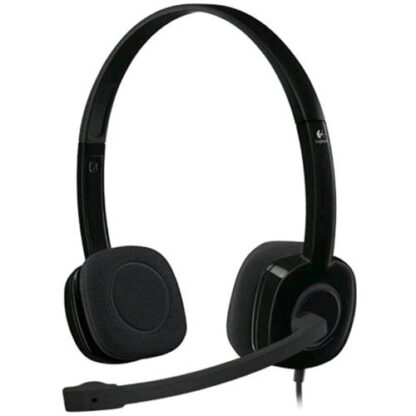 LOGITECH H151 CUFFIE CON MICROFONO CAVO 1.8MT JACK 3.5MM COLORE NERO