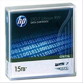 HP LTO-7 CARTUCCIA DI BACKUP CAPACITA' ORIGINARIA 15.000GB RAPPORTO DI COMPRESSIONE 2.5:1