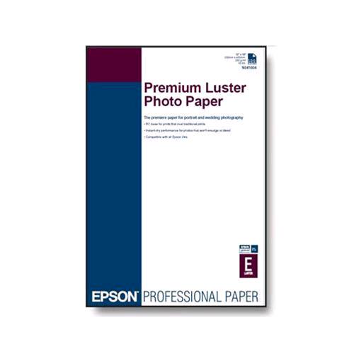 EPSON PREMIUM LUSTER PHOTO PAPER RISMA 100 FOGLI CARTA FOTOGRAFICA FORMATO A3+ 260 GR/M2 COLORE BIANCO FINITURA LUCIDA
