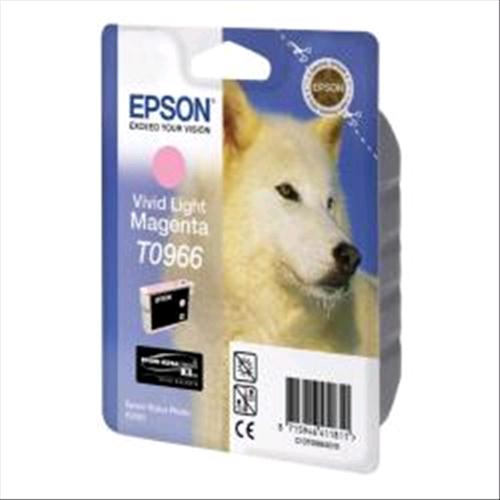EPSON T0966 CARTUCCIA INKJET VIVID MAGENTA CHIARO IN BLISTER PER R2880