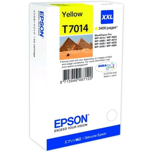 EPSON T7014 CARTUCCIA INKJET GIALLO IN BLISTER PER WP4015 WP4095 WP4515 WP4525 WP4595