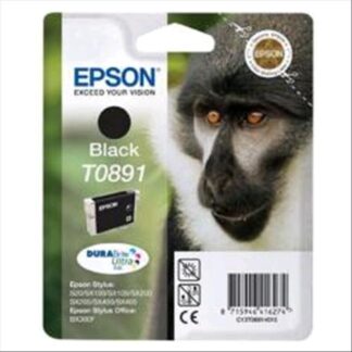 EPSON T0891 CARTUCCIA INKJET NERO PER EPSON STYLUS OFFICE BX300F EPSON STYLUS S20/S21/SX100/SX105/SX110/SX115/SX200/SX205/SX210/SX215/SX218/SX400/SX415