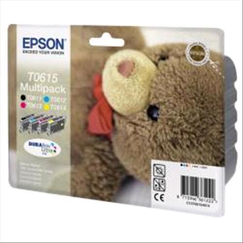 EPSON T0615 CARTUCCIA INKJET MULTIPACK MULTICOLORE PER STY D68PE D88 D88PE