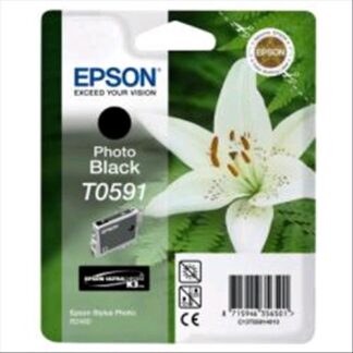 EPSON T0591 CARTUCCIA INKJET NERO FOTOGRAFICO PER R2400