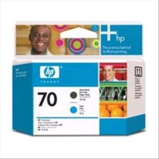HP 70 TESTINA INKJET NERO OPACO E CIANO